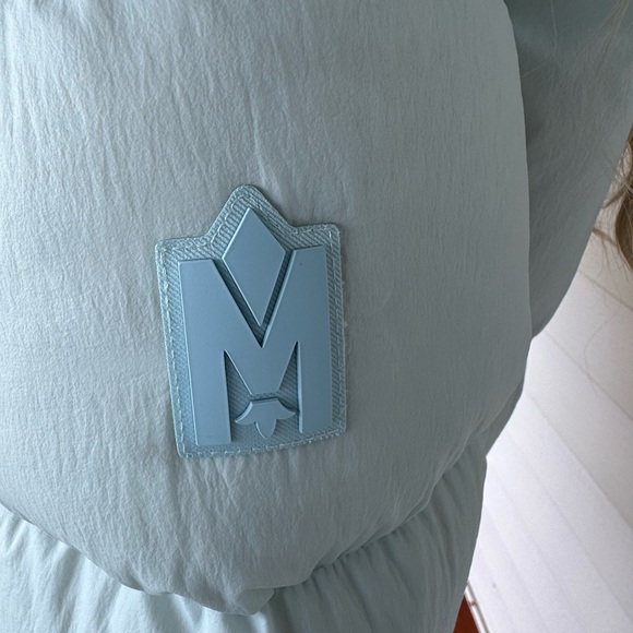 Mackage Women's Soft Blue Down-filled Tessy Puffer Jacket Size S. - Picture 7 of 14